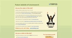 Desktop Screenshot of cinuresearch.tripod.com