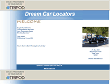 Tablet Screenshot of dreamcarlocators.tripod.com