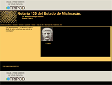Tablet Screenshot of notaria135.tripod.com
