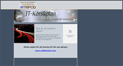 Desktop Screenshot of korkortfragor.tripod.com