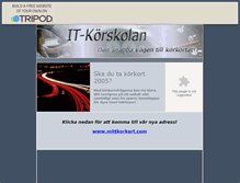 Tablet Screenshot of korkortfragor.tripod.com