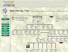 Tablet Screenshot of hallfamilyhistory.tripod.com