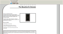 Desktop Screenshot of beastlordsdomain.tripod.com