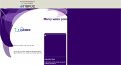 Desktop Screenshot of manlywaterpolo.tripod.com