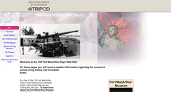 Desktop Screenshot of fortmacarthur.tripod.com