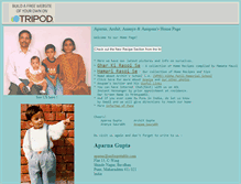 Tablet Screenshot of aparnagupta.tripod.com