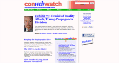 Desktop Screenshot of conwebwatch.tripod.com
