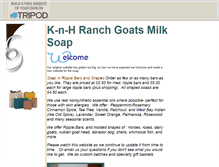 Tablet Screenshot of goatsmilksoap.tripod.com