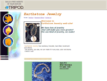 Tablet Screenshot of earthstonejewelry.tripod.com