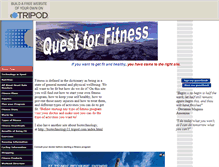 Tablet Screenshot of fitness-freak11.tripod.com