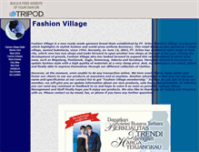 Tablet Screenshot of fashionvillage.tripod.com