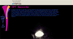 Desktop Screenshot of if-records.tripod.com