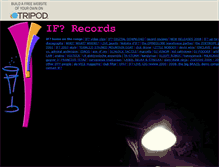 Tablet Screenshot of if-records.tripod.com