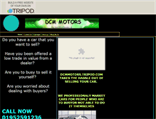 Tablet Screenshot of dcmmotors.tripod.com