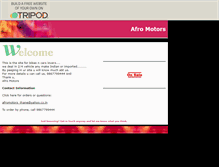 Tablet Screenshot of afromotors-thane.tripod.com