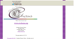 Desktop Screenshot of cwchorus.tripod.com