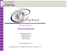 Tablet Screenshot of cwchorus.tripod.com