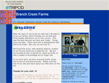 Tablet Screenshot of branchcreekfarms.tripod.com