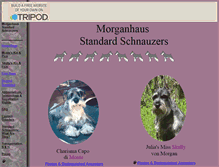 Tablet Screenshot of morganschnauzer.tripod.com