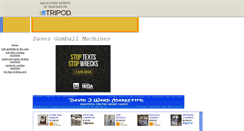 Desktop Screenshot of davesgumballmachines.tripod.com