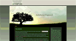 Desktop Screenshot of antichrist-exposed.tripod.com