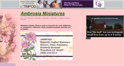 Desktop Screenshot of ambrosiaminiatures.tripod.com
