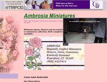 Tablet Screenshot of ambrosiaminiatures.tripod.com