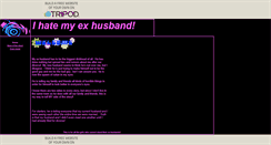 Desktop Screenshot of ihatemyexhusband.tripod.com
