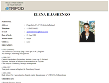 Tablet Screenshot of elenauusitalo.tripod.com