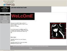 Tablet Screenshot of let-me-exist-as-i-am.tripod.com