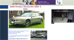 Desktop Screenshot of 2000bonnevillessei.tripod.com