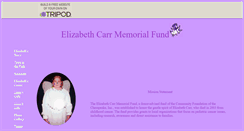 Desktop Screenshot of ecarrmemorialfund.tripod.com