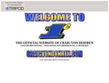 Tablet Screenshot of craigvondohren.tripod.com