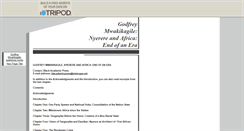 Desktop Screenshot of g.mwakikagile0.tripod.com