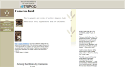 Desktop Screenshot of cameronjudd.tripod.com