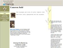 Tablet Screenshot of cameronjudd.tripod.com