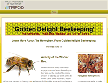 Tablet Screenshot of goldendelightbeekeep.tripod.com