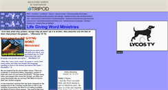 Desktop Screenshot of lifegivingword.tripod.com