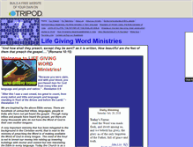 Tablet Screenshot of lifegivingword.tripod.com