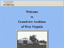 Tablet Screenshot of grandviewarabians.tripod.com