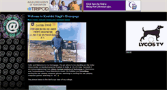 Desktop Screenshot of kanishksingh.tripod.com