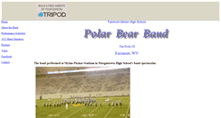 Desktop Screenshot of polarbearband.tripod.com