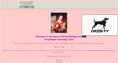 Desktop Screenshot of breastfeedingtwins.tripod.com