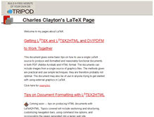 Tablet Screenshot of charlesclayton.tripod.com
