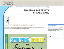 Tablet Screenshot of footballpoets.tripod.com