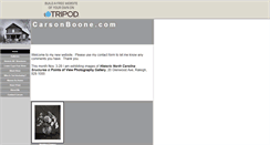 Desktop Screenshot of carsonboone.tripod.com