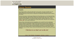 Desktop Screenshot of dannydaniels.tripod.com