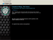 Tablet Screenshot of bongscience.tripod.com