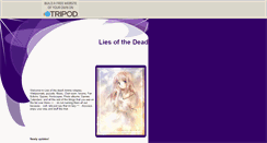 Desktop Screenshot of liesofthedead.tripod.com