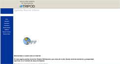 Desktop Screenshot of iglesianuevavision.tripod.com